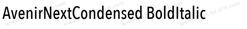 AvenirNextCondensed BoldItalic字体转换